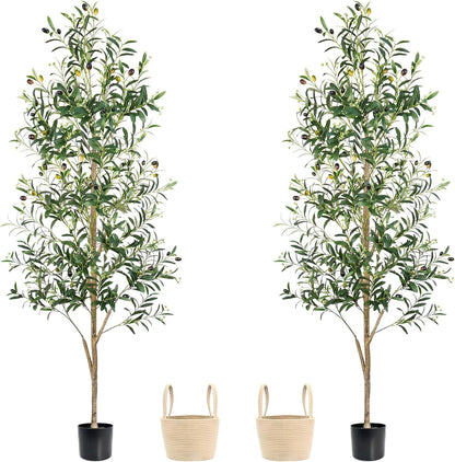 Artificial Eucalyptus Tree 6FT, Faux Floor Tree Indoor Outdoor