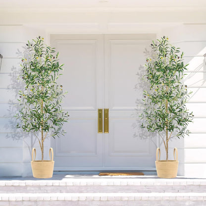 Artificial Eucalyptus Tree 6FT, Faux Floor Tree Indoor Outdoor