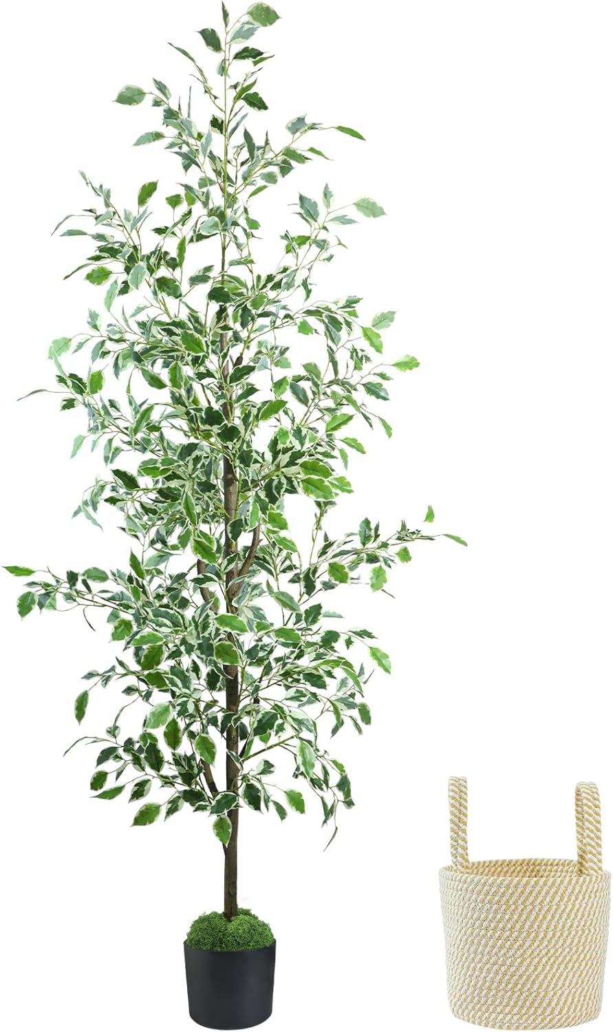 Artificial Eucalyptus Tree 6FT, Faux Floor Tree Indoor Outdoor