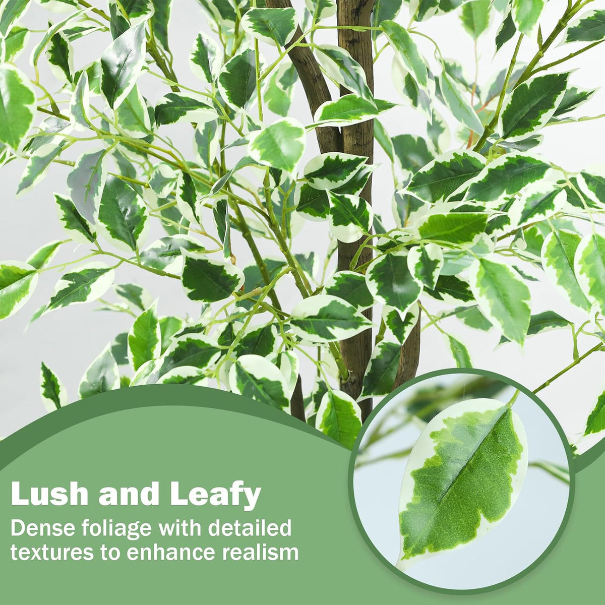 Artificial Eucalyptus Tree 6FT, Faux Floor Tree Indoor Outdoor