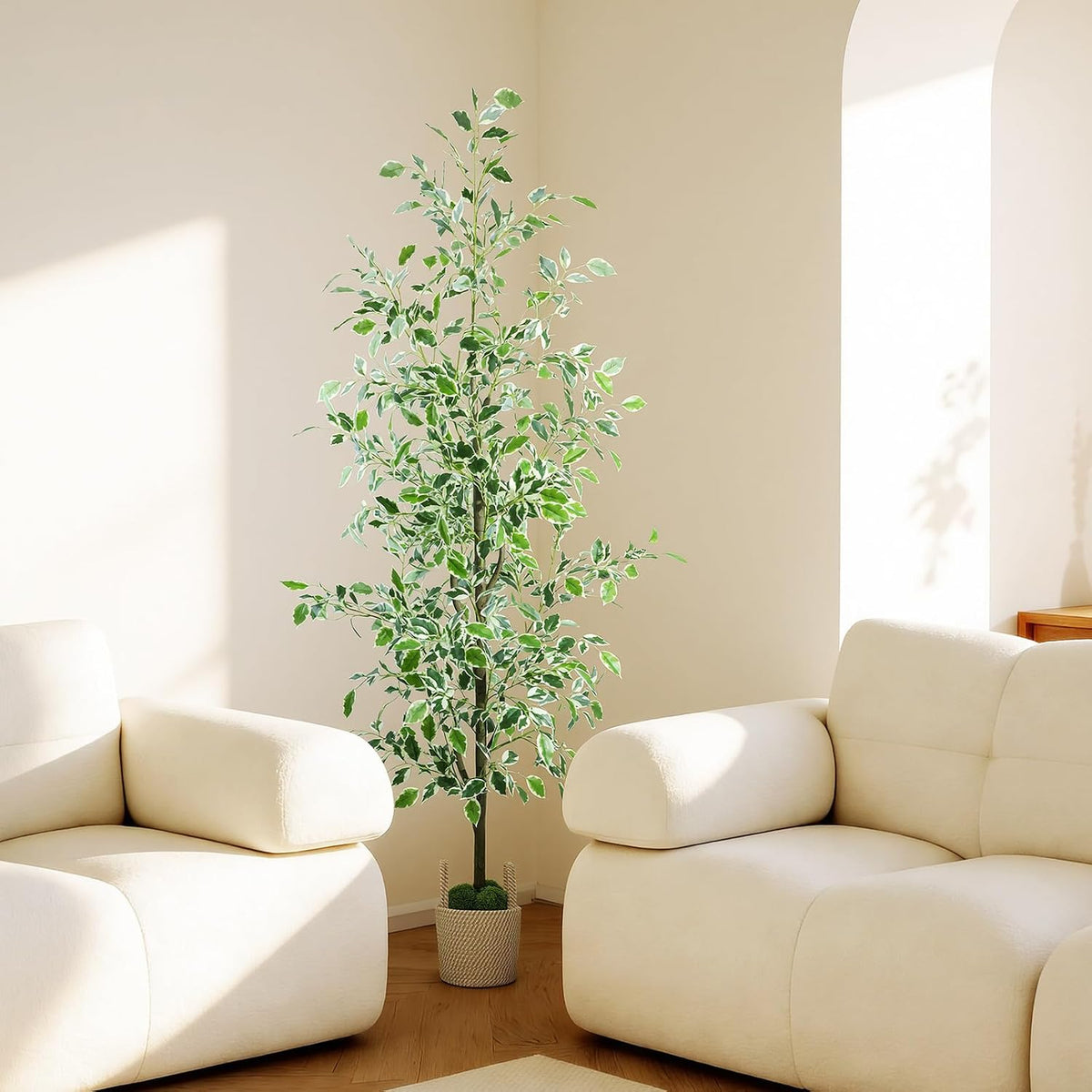 Artificial Eucalyptus Tree 6FT, Faux Floor Tree Indoor Outdoor