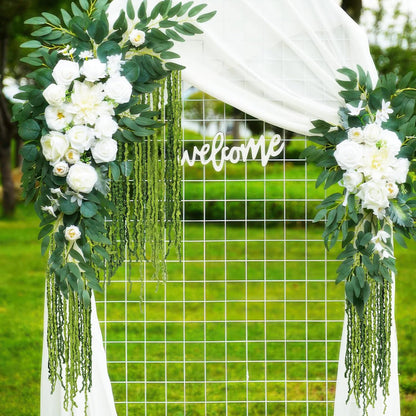 60 Pcs Hanging Moss Vines Faux Moss Garland for Decorating Plants Artificial Amaranthus Hanging Flowers 59-63 Inch Fake Mossy Rope for Crafts Wedding Arch Floral Arrangment Wall Hanging Mantle