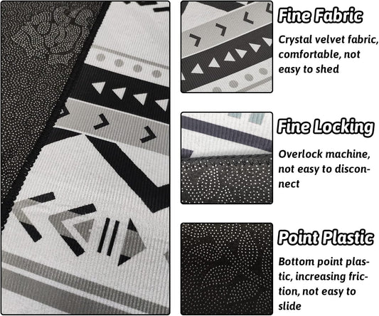 79" X 55" Washable Bunny Cage Liners Large Rug for Rabbits Large Non Slip Pad for Bunnies, Rabbit Playpen Mat for Chinchillas Cats Guinea Pigs Ferrets Dogs