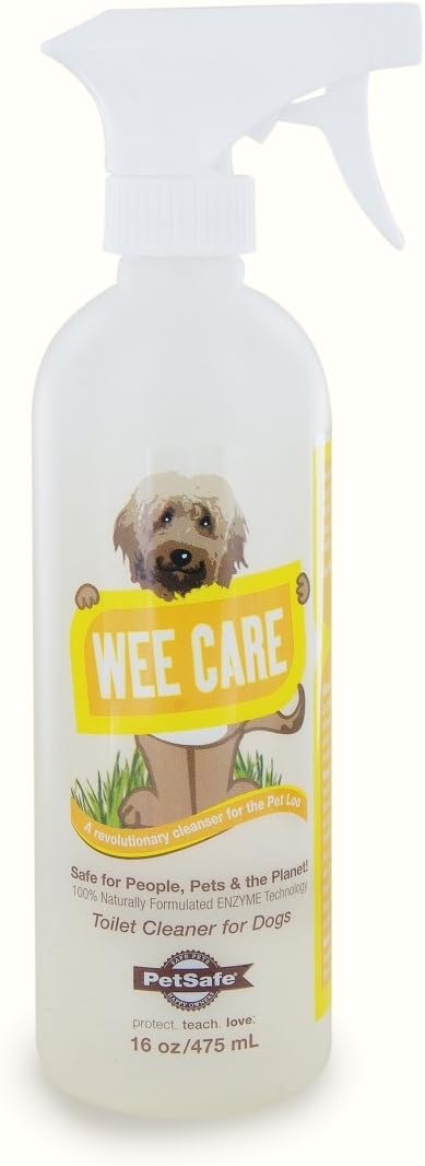 Wee Care Pet Loo Enzyme Cleaner 100% Biodegradable Chemical Free Erases Stains and Odors, PAC00-14492, 16-Ounce
