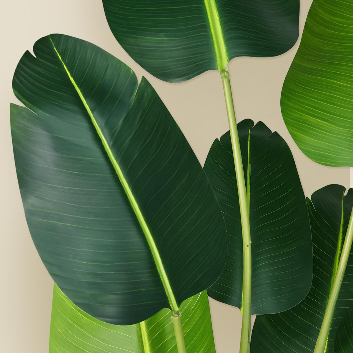 Artificial Bird of Paradise Plant,5.2Ft Faux Banana Tree