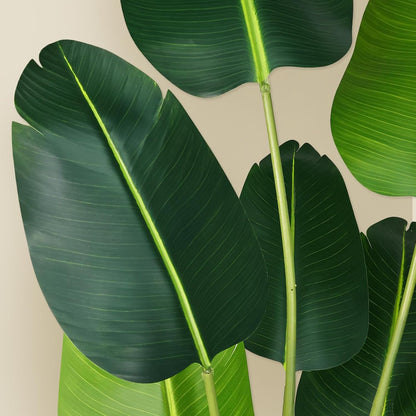 Artificial Bird of Paradise Plant,5.2Ft Faux Banana Tree