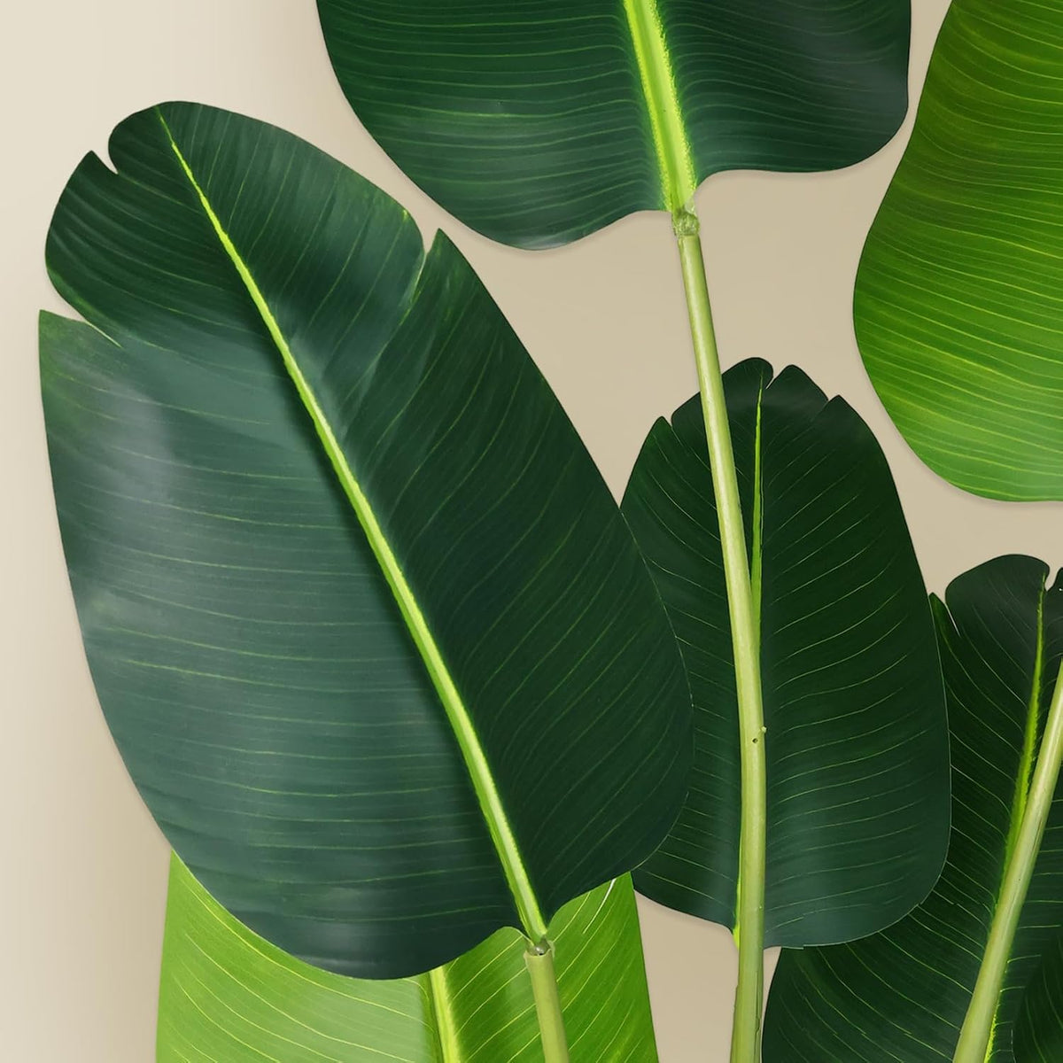 Artificial Bird of Paradise Plant,5.2Ft Faux Banana Tree