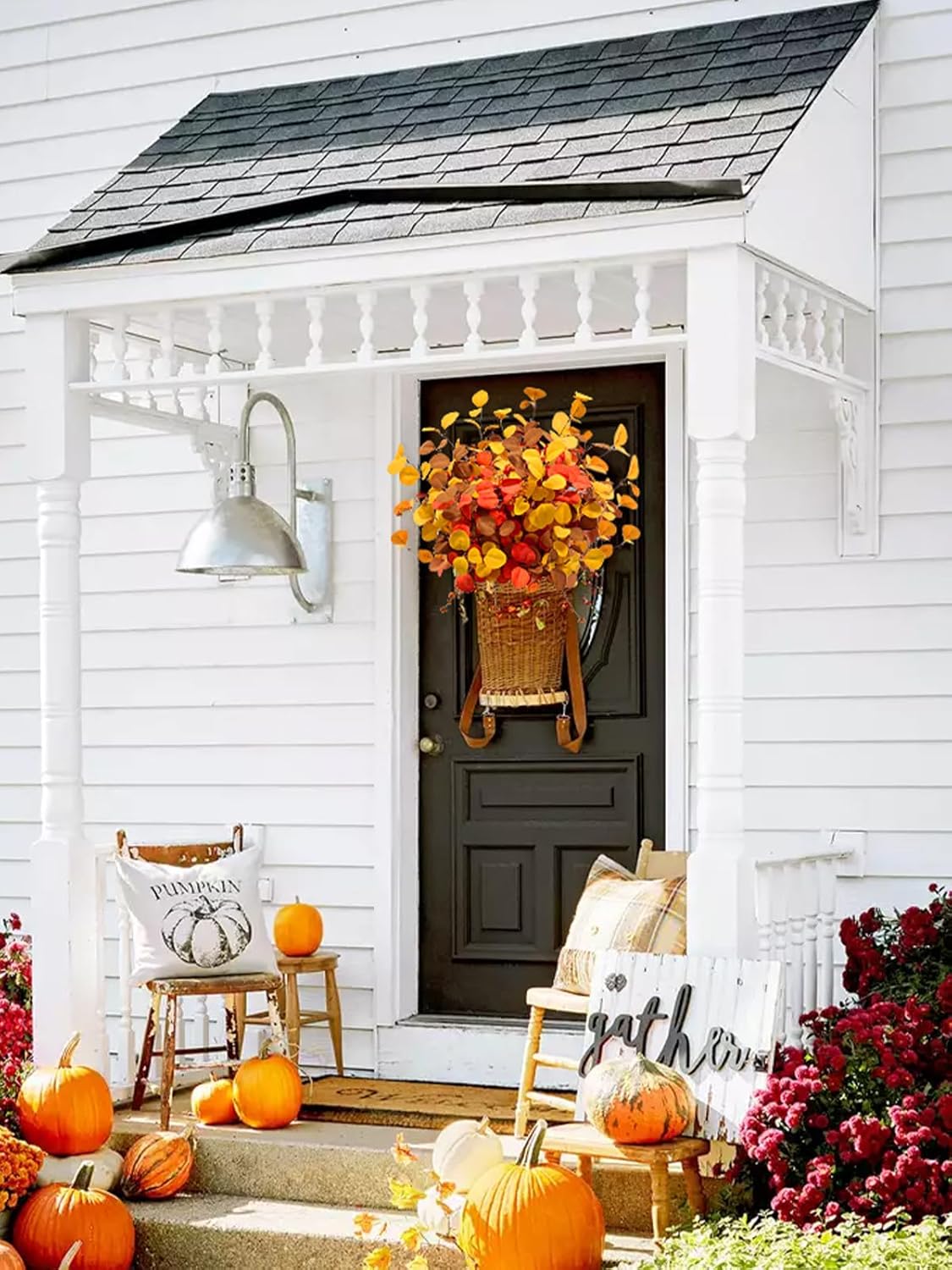 6Pcs Artificial Eucalyptus Stems Greenery Stems 24" Tall Fake Plants Decor Faux Floral Stems for Vase Home Party Wedding Decorations
