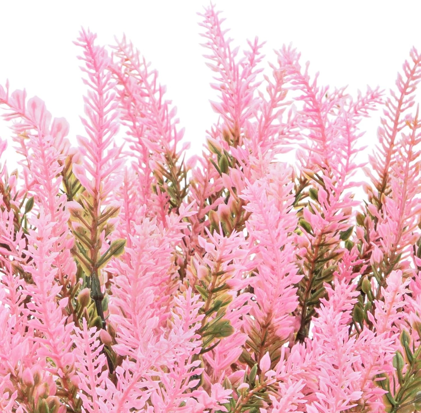 10 Bundles Fake Flowers Artificial Lavender Plants, Purple | Faux plastic plants for home wedding kitchen garden patio porch window box office table centerpieces indoor outdoor decor