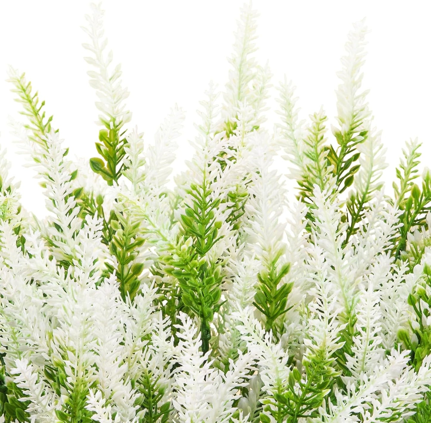 10 Bundles Fake Flowers Artificial Lavender Plants, Purple | Faux plastic plants for home wedding kitchen garden patio porch window box office table centerpieces indoor outdoor decor