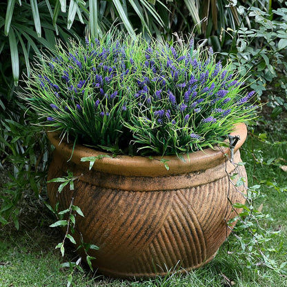 2 Sets Potted Artificial Plants for Outdoor, Pre-Made