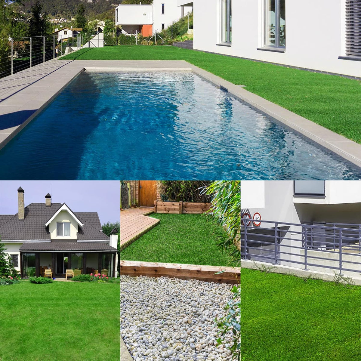 Artificial Grass Thick Turf 4 ft x 6 ft,1.38" Artificial Synthetic Fake Grass Rug, Indoor/Outdoor Realistic Turf Grass Lawn Mat for Dogs Pets, Patio, Landscape, Garden, Custom Size
