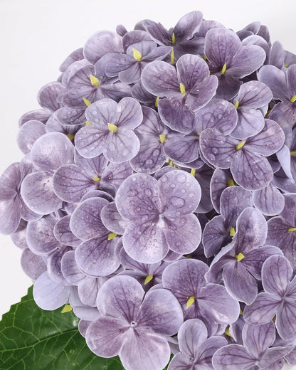 White Artificial Hydrangea Flowers, 4Pcs Real Touch Wedding Stems | Latex Real Touch Hydrangeas Lifelike Hydrangea Flower for Home Wedding Bouquets Centerpieces