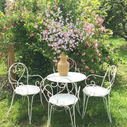 6 Pcs Artificial Forsythia Branches Fake Wildflowers Baby Blue 41" Silk Flowers with Long Stems Faux Spring Flowers for Tall Vase Indoor Home Decor Table Centerpieces Party Wedding Outdoor