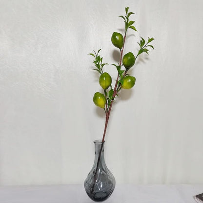 6Pcs Lemon Decor Fake 19" Beautiful Lemons Branch Decoration,Yellow