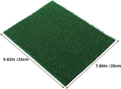 2pcs Artificial Aquarium Grass Mat for Small Home Tanks, Realistic Resin Fish Tank Decoration Carpet with Simulated Habitat and Visual Appeal, for Reptile and Turtle Terrarium