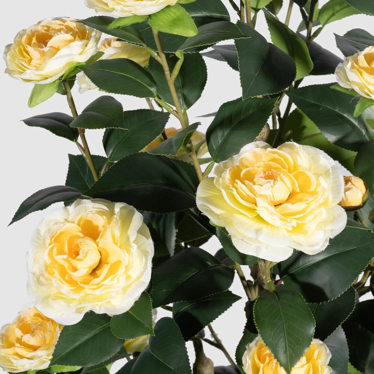 Artificial Lemon Tree, 5 feet Indoor Fake Plants, Comes with 21 Simulated Lemon Fruits, Adjustable Branches, for Home Living Room Decorations and Office Decorations