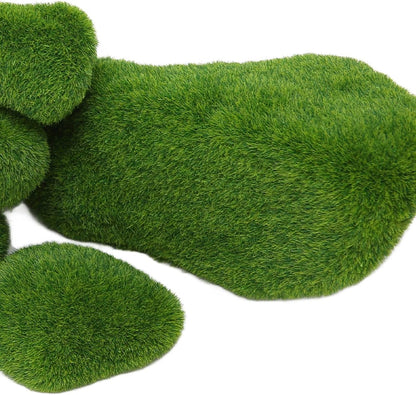Fish Landscaping Stones, 5 Size Artificial Moss Rocks Decorative Resin Green Moss Balls Moss Stones Green Moss Covered Stones Fake Moss Decor Aquarium Decoration
